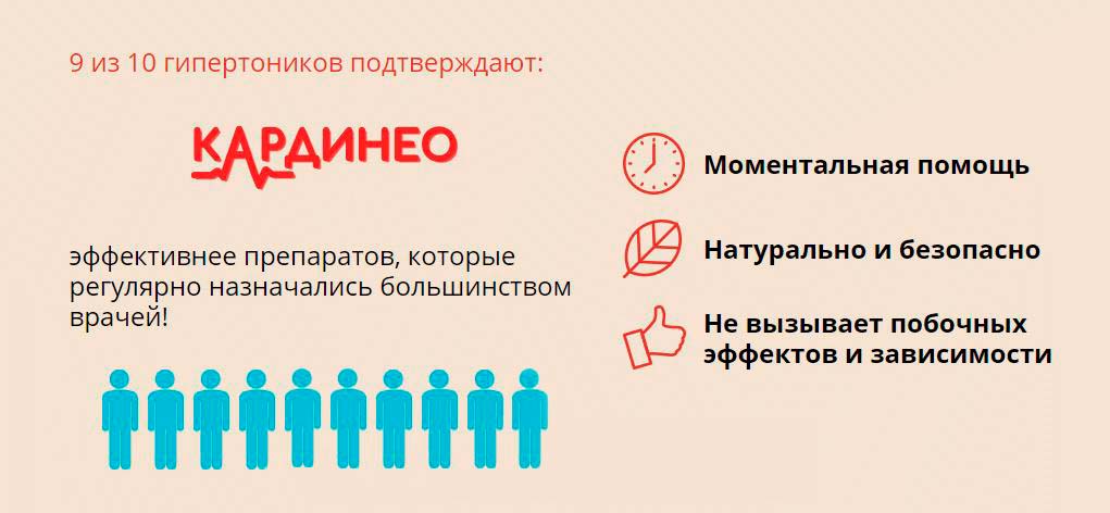 Мнение гипертоников о Кардинео